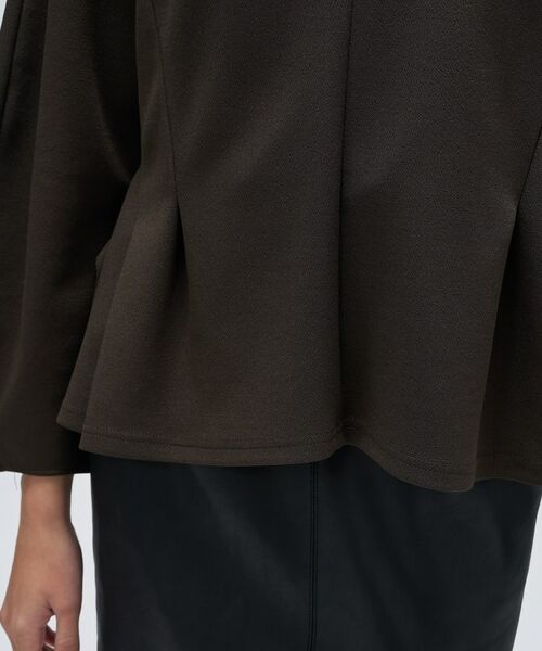 cloenc / クロエンス カットソー | 【セットアップ/マシンウォッシュ】カットジョーゼットペプラムプルオーバー | 詳細12