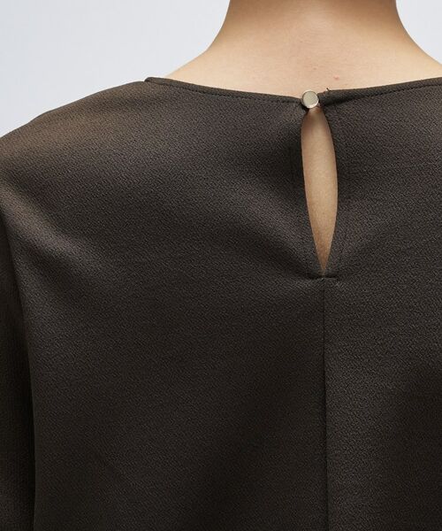 cloenc / クロエンス カットソー | 【セットアップ/マシンウォッシュ】カットジョーゼットペプラムプルオーバー | 詳細13