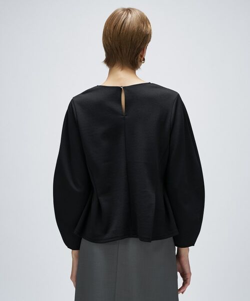 cloenc / クロエンス カットソー | 【セットアップ/マシンウォッシュ】カットジョーゼットペプラムプルオーバー | 詳細17
