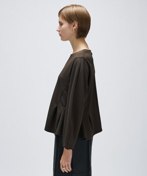 cloenc / クロエンス カットソー | 【セットアップ/マシンウォッシュ】カットジョーゼットペプラムプルオーバー | 詳細7