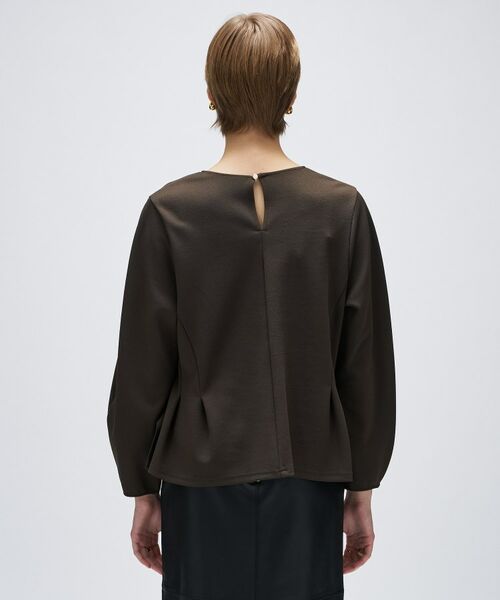 cloenc / クロエンス カットソー | 【セットアップ/マシンウォッシュ】カットジョーゼットペプラムプルオーバー | 詳細8