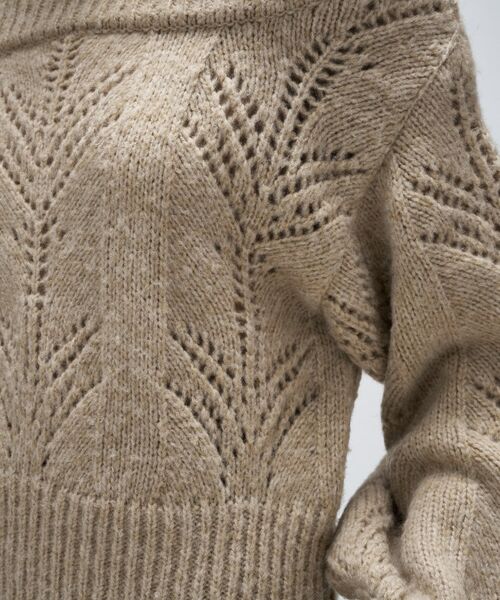 cloenc / クロエンス ニット・セーター | アイレットオフショルニットプルオーバー | 詳細11