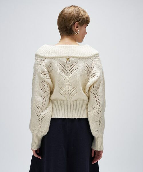 cloenc / クロエンス ニット・セーター | アイレットオフショルニットプルオーバー | 詳細4