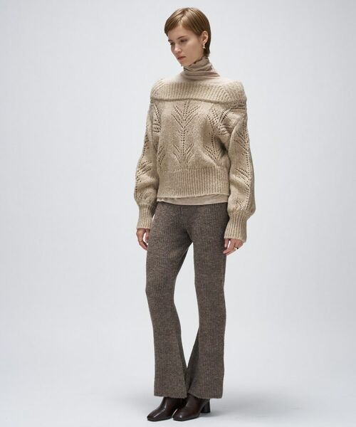 cloenc / クロエンス ニット・セーター | アイレットオフショルニットプルオーバー | 詳細6