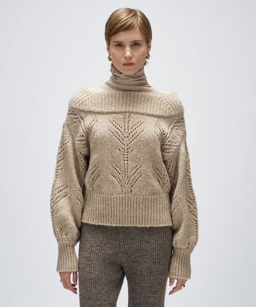 cloenc / クロエンス ニット・セーター | アイレットオフショルニットプルオーバー | 詳細7