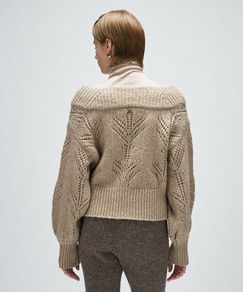 cloenc / クロエンス ニット・セーター | アイレットオフショルニットプルオーバー | 詳細9