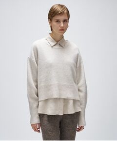 cloenc / クロエンス ニット・セーター | フォックスブレンドクルーニット