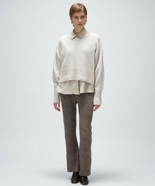 cloenc / クロエンス ニット・セーター | フォックスブレンドクルーニット | 詳細1