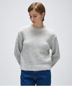 cloenc / クロエンス ニット・セーター | 【手洗い可】メランジドルマンクロップドニット