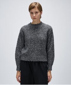 cloenc / クロエンス ニット・セーター | 【手洗い可】メランジドルマンクロップドニット