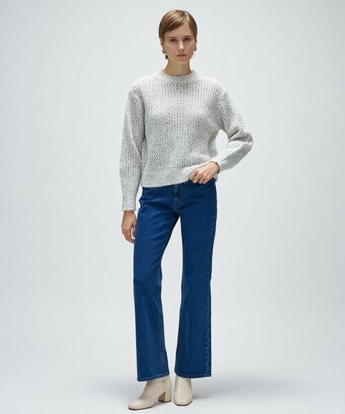cloenc / クロエンス ニット・セーター | 【手洗い可】メランジドルマンクロップドニット | 詳細1
