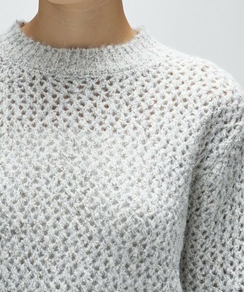 cloenc / クロエンス ニット・セーター | 【手洗い可】メランジドルマンクロップドニット | 詳細5