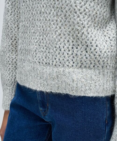 cloenc / クロエンス ニット・セーター | 【手洗い可】メランジドルマンクロップドニット | 詳細6