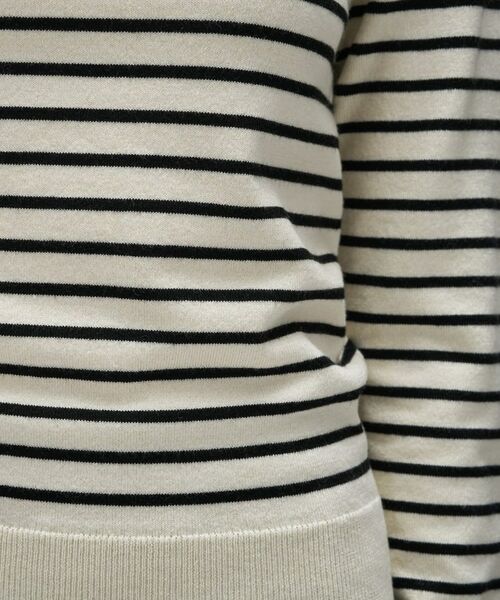 cloenc / クロエンス ニット・セーター | 【手洗い可】カシミヤ混リブボーダータートルニット | 詳細19