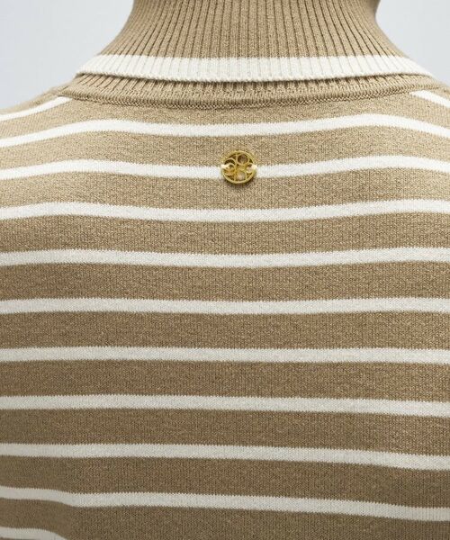 cloenc / クロエンス ニット・セーター | 【手洗い可】カシミヤ混リブボーダータートルニット | 詳細8