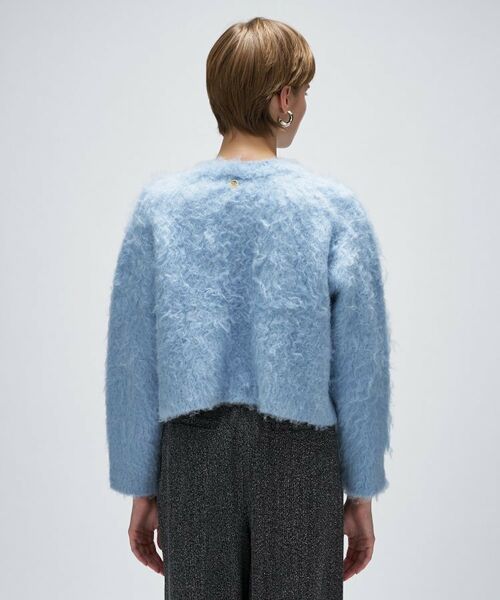 cloenc / クロエンス カーディガン・ボレロ | 【手洗い可】ウェーヴシャギークロップドカーディガン | 詳細11