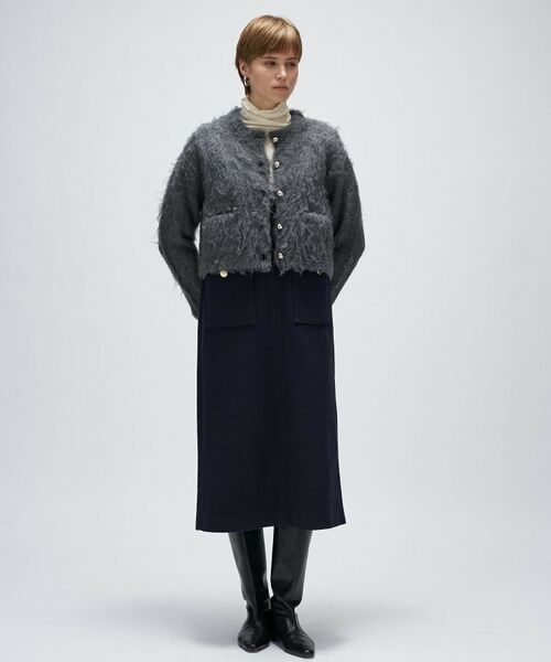 cloenc / クロエンス カーディガン・ボレロ | 【手洗い可】ウェーヴシャギークロップドカーディガン | 詳細13