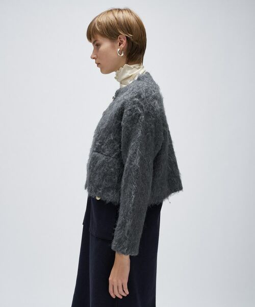 cloenc / クロエンス カーディガン・ボレロ | 【手洗い可】ウェーヴシャギークロップドカーディガン | 詳細15