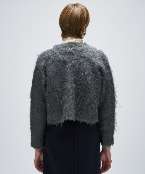 cloenc / クロエンス カーディガン・ボレロ | 【手洗い可】ウェーヴシャギークロップドカーディガン | 詳細16