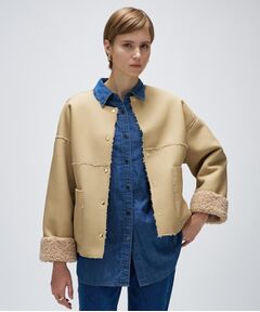 cloenc / クロエンス レザーブルゾン・ジャケット | リバーシブルボアブルゾン