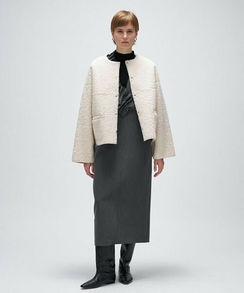 cloenc / クロエンス レザーブルゾン・ジャケット | リバーシブルボアブルゾン | 詳細1