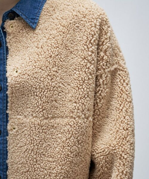 cloenc / クロエンス レザーブルゾン・ジャケット | リバーシブルボアブルゾン | 詳細10