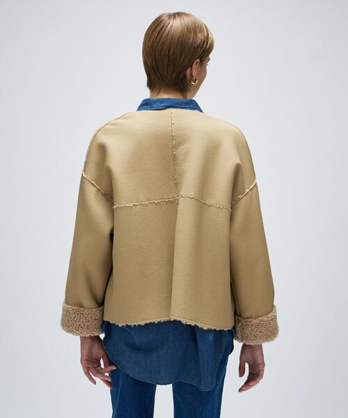 cloenc / クロエンス レザーブルゾン・ジャケット | リバーシブルボアブルゾン | 詳細14