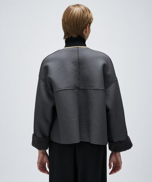 cloenc / クロエンス レザーブルゾン・ジャケット | リバーシブルボアブルゾン | 詳細19