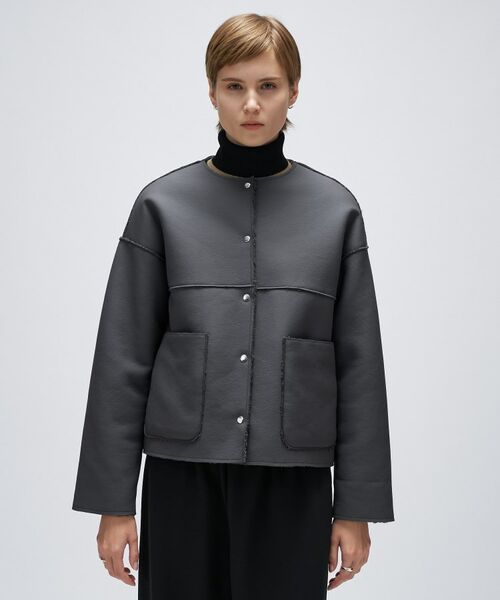 cloenc / クロエンス レザーブルゾン・ジャケット | リバーシブルボアブルゾン | 詳細20