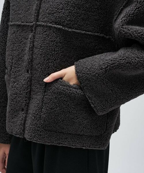 cloenc / クロエンス レザーブルゾン・ジャケット | リバーシブルボアブルゾン | 詳細26