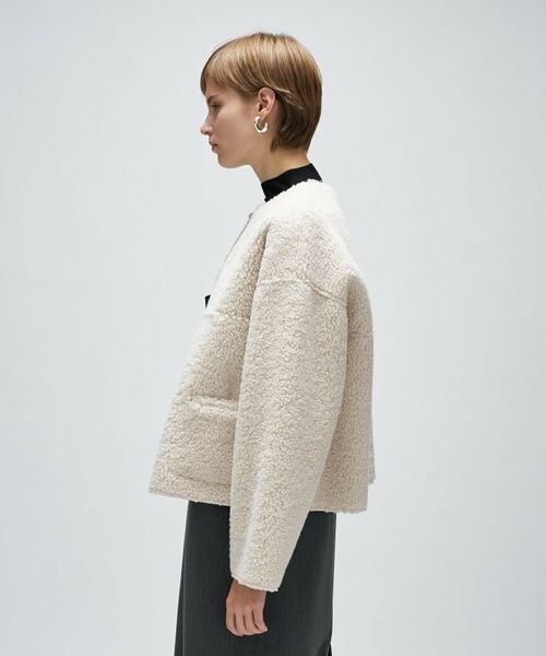 cloenc / クロエンス レザーブルゾン・ジャケット | リバーシブルボアブルゾン | 詳細3