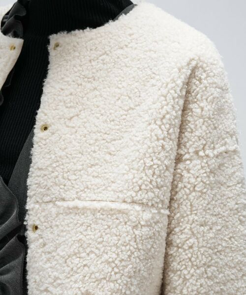 cloenc / クロエンス レザーブルゾン・ジャケット | リバーシブルボアブルゾン | 詳細5