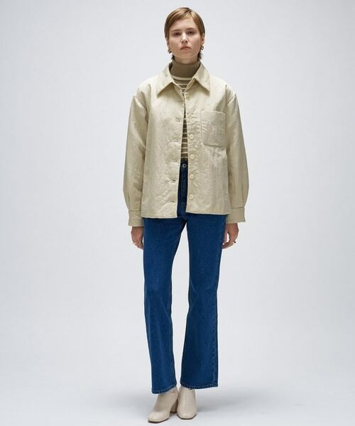 cloenc / クロエンス レザーブルゾン・ジャケット | ライトパディングシャツジャケット | 詳細1