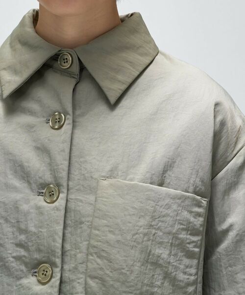 cloenc / クロエンス レザーブルゾン・ジャケット | ライトパディングシャツジャケット | 詳細13