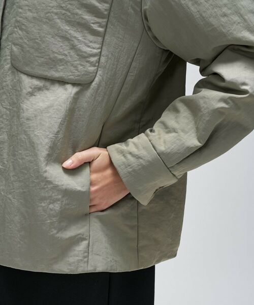cloenc / クロエンス レザーブルゾン・ジャケット | ライトパディングシャツジャケット | 詳細14