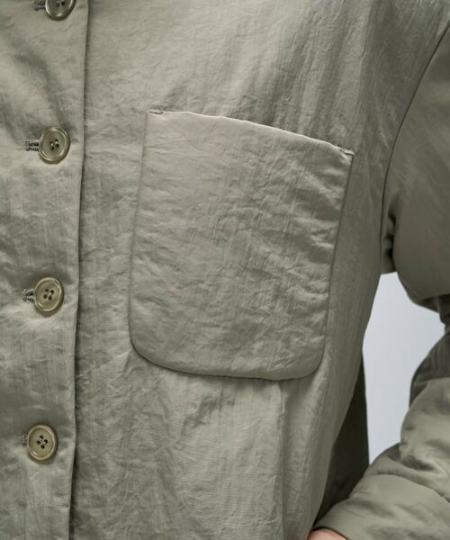 cloenc / クロエンス レザーブルゾン・ジャケット | ライトパディングシャツジャケット | 詳細15