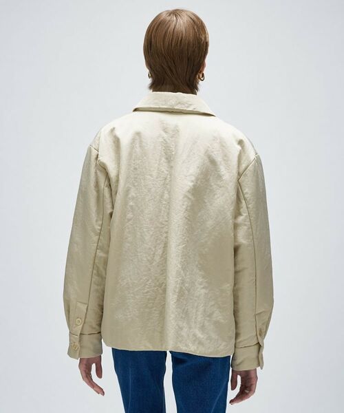 cloenc / クロエンス レザーブルゾン・ジャケット | ライトパディングシャツジャケット | 詳細4