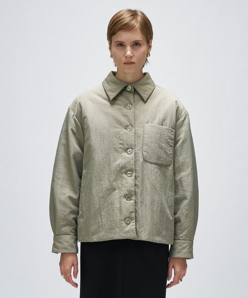 cloenc / クロエンス レザーブルゾン・ジャケット | ライトパディングシャツジャケット | 詳細8