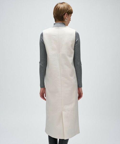 cloenc / クロエンス ロング・マキシ丈ワンピース | 【手洗い可】メルトンジャージVネック ジャンパー スカート | 詳細13