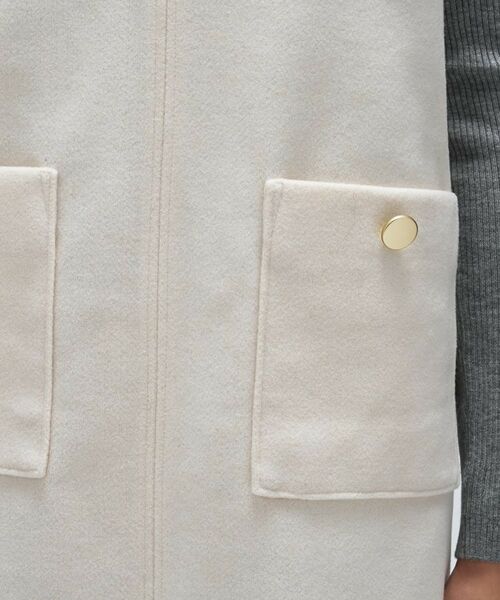 cloenc / クロエンス ロング・マキシ丈ワンピース | 【手洗い可】メルトンジャージVネック ジャンパー スカート | 詳細14