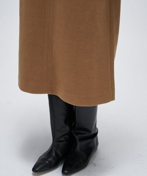 cloenc / クロエンス ロング・マキシ丈ワンピース | 【手洗い可】メルトンジャージVネック ジャンパー スカート | 詳細8