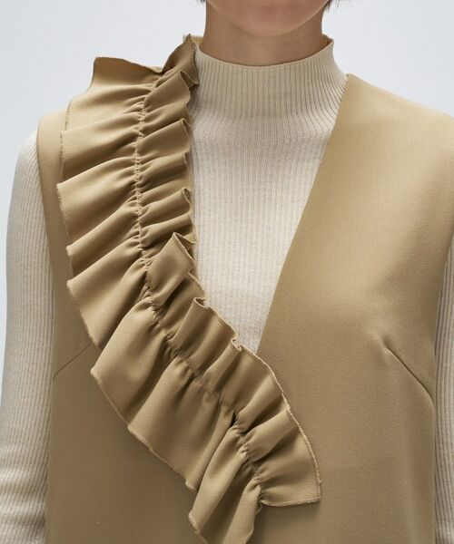 cloenc / クロエンス ロング・マキシ丈ワンピース | 【マシンウォッシュ】2wayフリルジャンパースカート | 詳細6