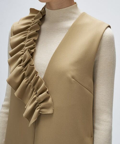 cloenc / クロエンス ロング・マキシ丈ワンピース | 【マシンウォッシュ】2wayフリルジャンパースカート | 詳細7