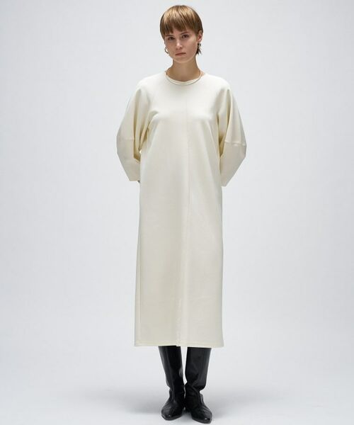 cloenc / クロエンス ロング・マキシ丈ワンピース | 【マシンウォッシュ】カットジョーゼットパフスリーブワンピース | 詳細1