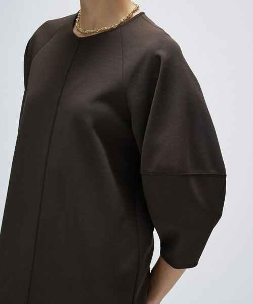 cloenc / クロエンス ロング・マキシ丈ワンピース | 【マシンウォッシュ】カットジョーゼットパフスリーブワンピース | 詳細10