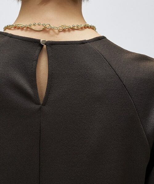 cloenc / クロエンス ロング・マキシ丈ワンピース | 【マシンウォッシュ】カットジョーゼットパフスリーブワンピース | 詳細13