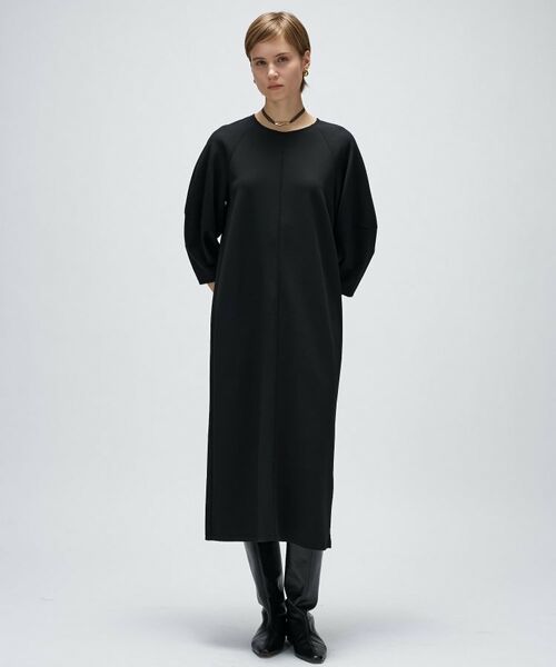 cloenc / クロエンス ロング・マキシ丈ワンピース | 【マシンウォッシュ】カットジョーゼットパフスリーブワンピース | 詳細16
