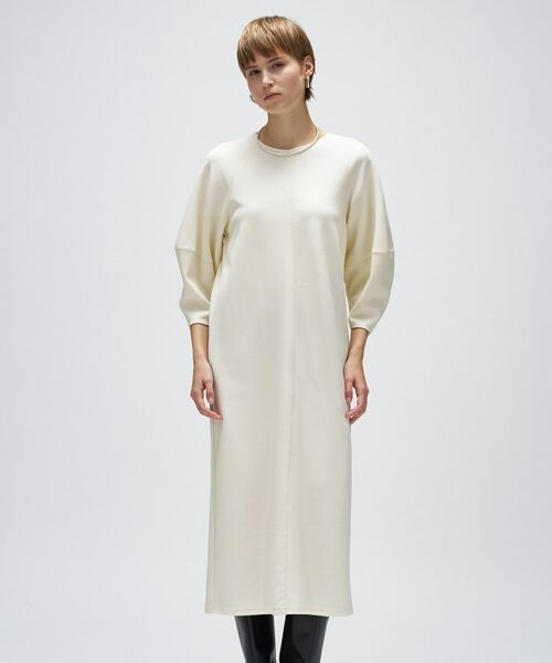cloenc / クロエンス ロング・マキシ丈ワンピース | 【マシンウォッシュ】カットジョーゼットパフスリーブワンピース | 詳細2