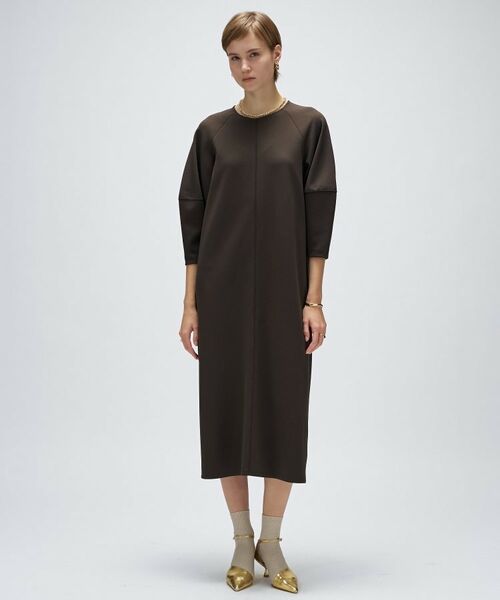 cloenc / クロエンス ロング・マキシ丈ワンピース | 【マシンウォッシュ】カットジョーゼットパフスリーブワンピース | 詳細6