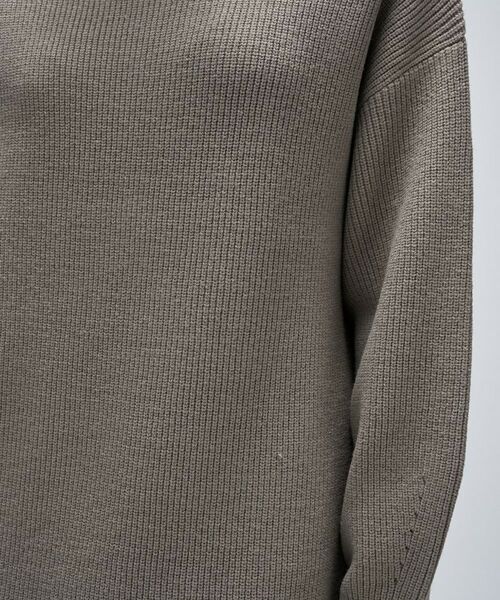 cloenc / クロエンス ミニ丈・ひざ丈ワンピース | 畦ニットロングワンピース | 詳細12